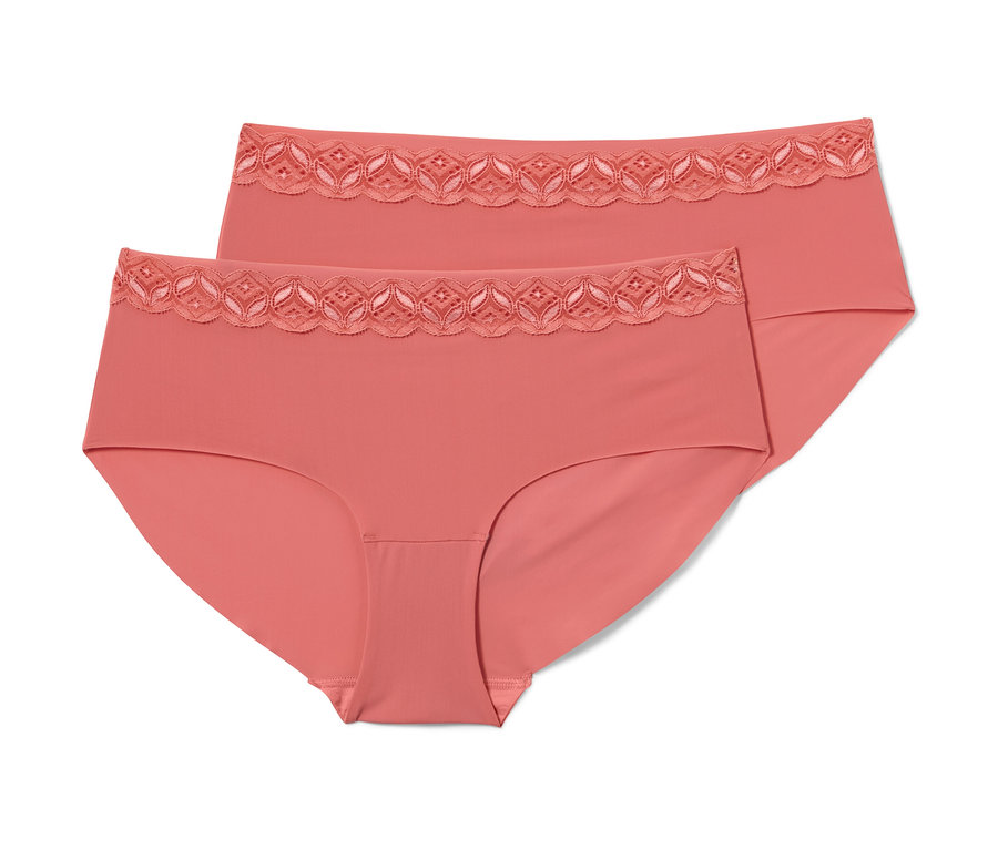 Deux culottes abricot Magic Cut.