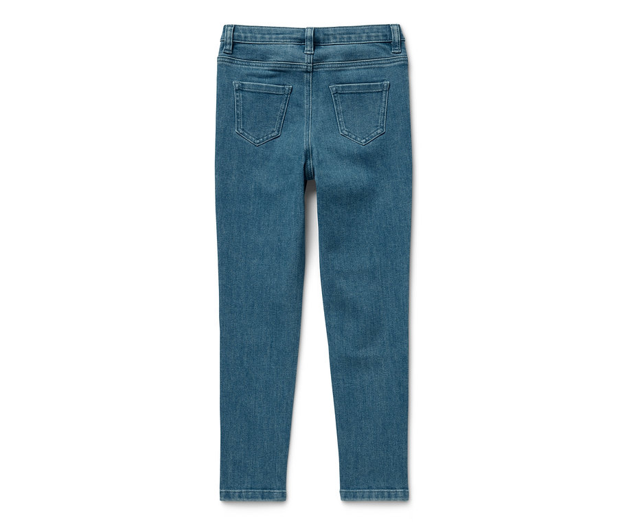 Jean pour enfant – Fit « Lotta » bleu clair, vue de dos.