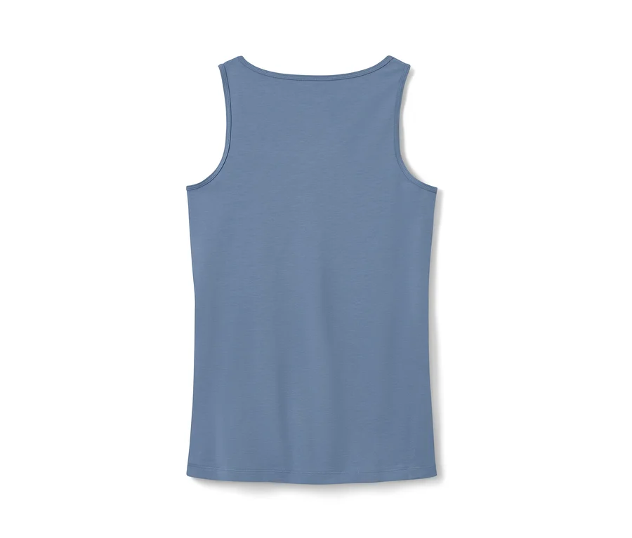 Top bleu du lot de 2 tops.