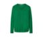 Blouse verte en modal mélangé à manches longues et col en V.