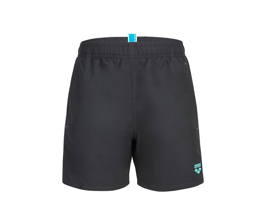 Boxer de plage noir Arena pour enfants, modèle Solid R.