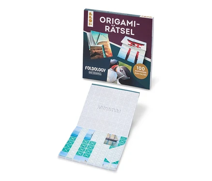 L'image montre le livre "Origami-Rätsel".