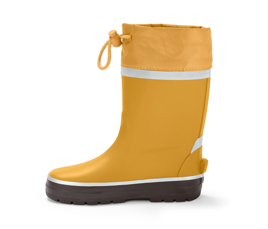 Botte de pluie jaune.