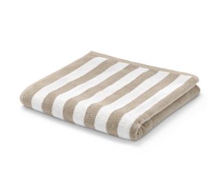 Beige-blanc à rayures