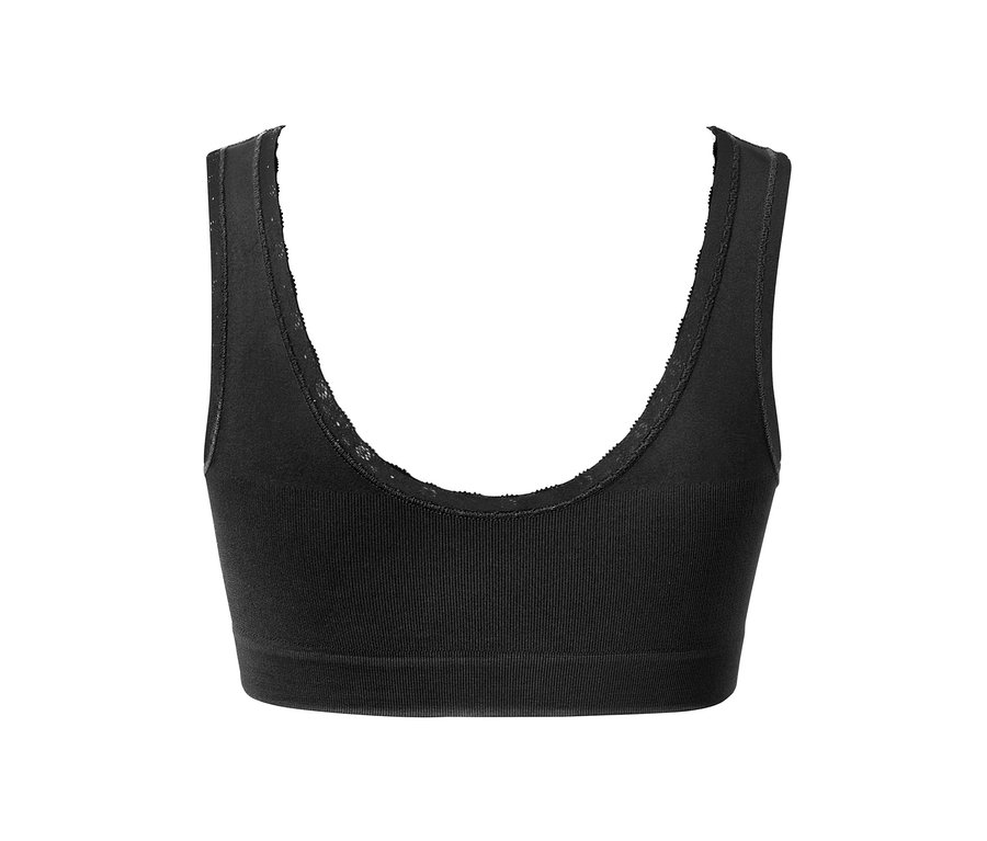 Brassière Seamlesss noir.