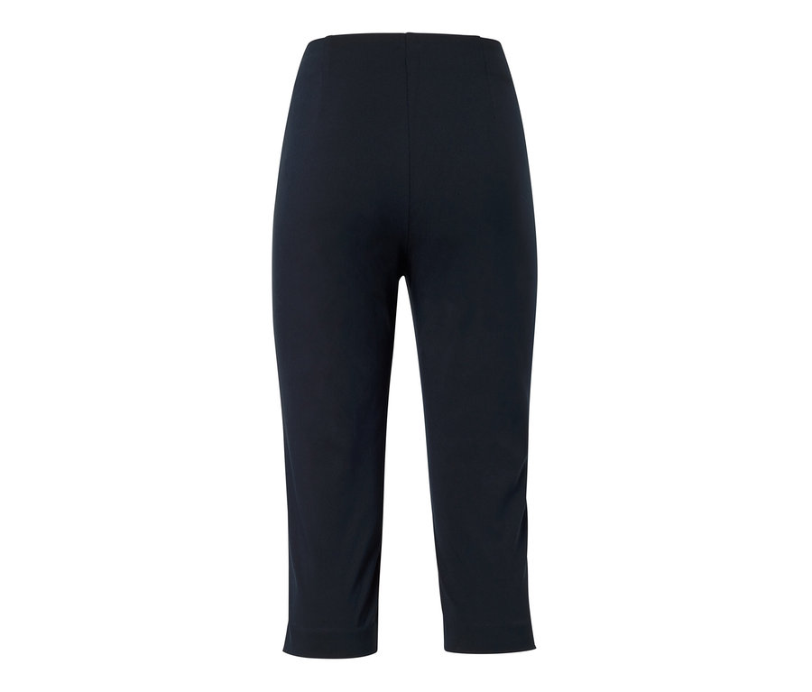Pantalon 3/4 stretch bleu marine.