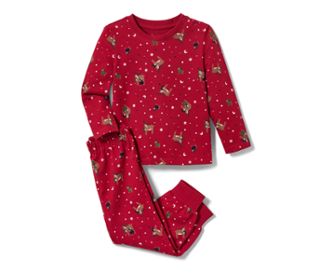 Rouge à imprimé intégral multicolore