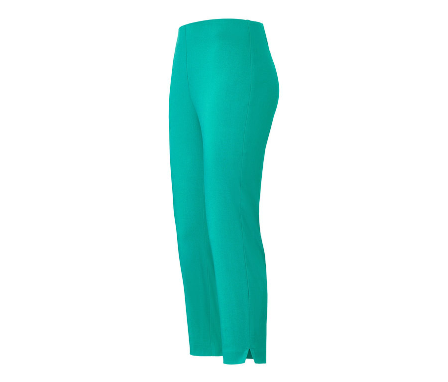 Pantalon stretch 7/8 turquoise.