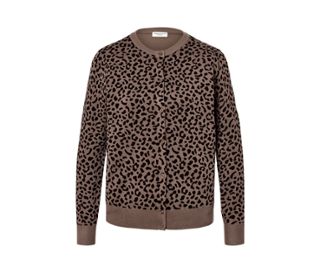 Cardigan en maille fine, imprimé