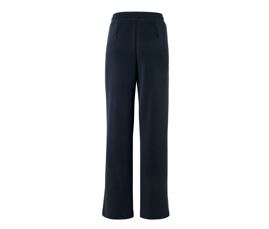 Joggpants bleu marine en mélange avec modal.