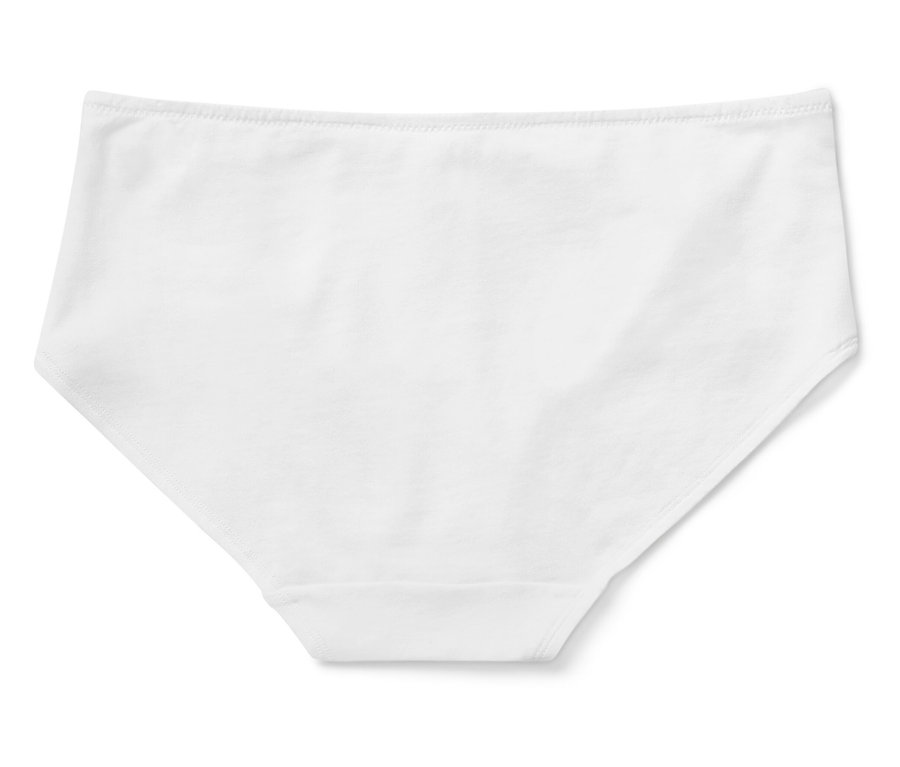 Culotte blanche pour femme sur fond blanc.
