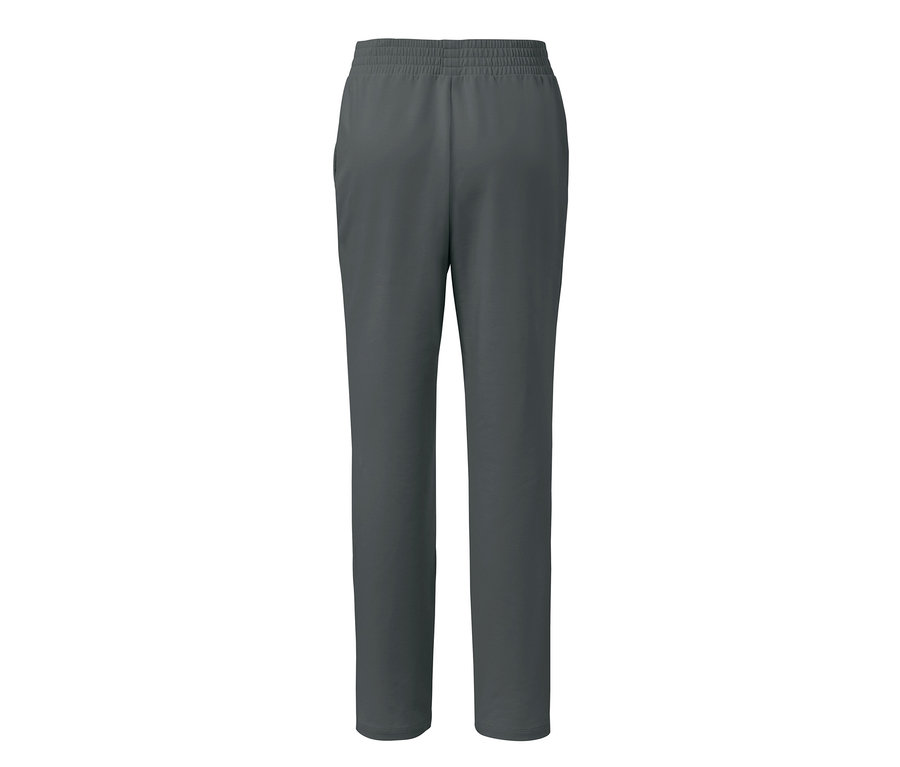Pantalon de jogging gris vu de dos.