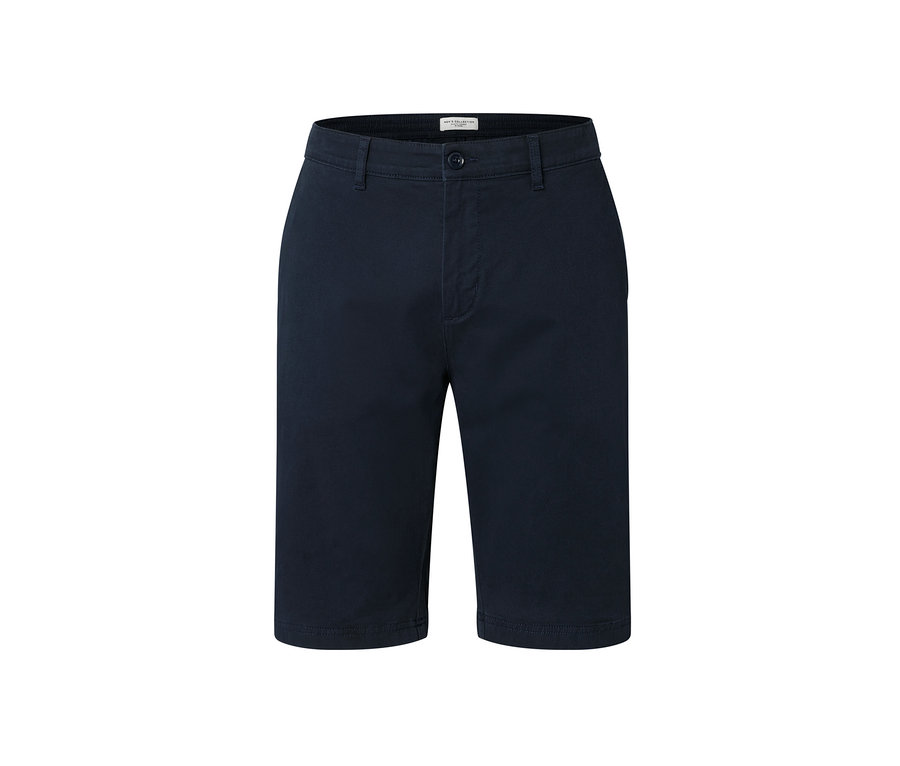 Short chino, bleu marine.