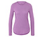 T-shirt de sport lilas à manches longues.