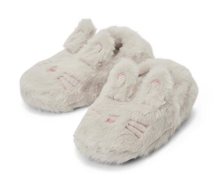 Chaussons pour enfant motif lapin.