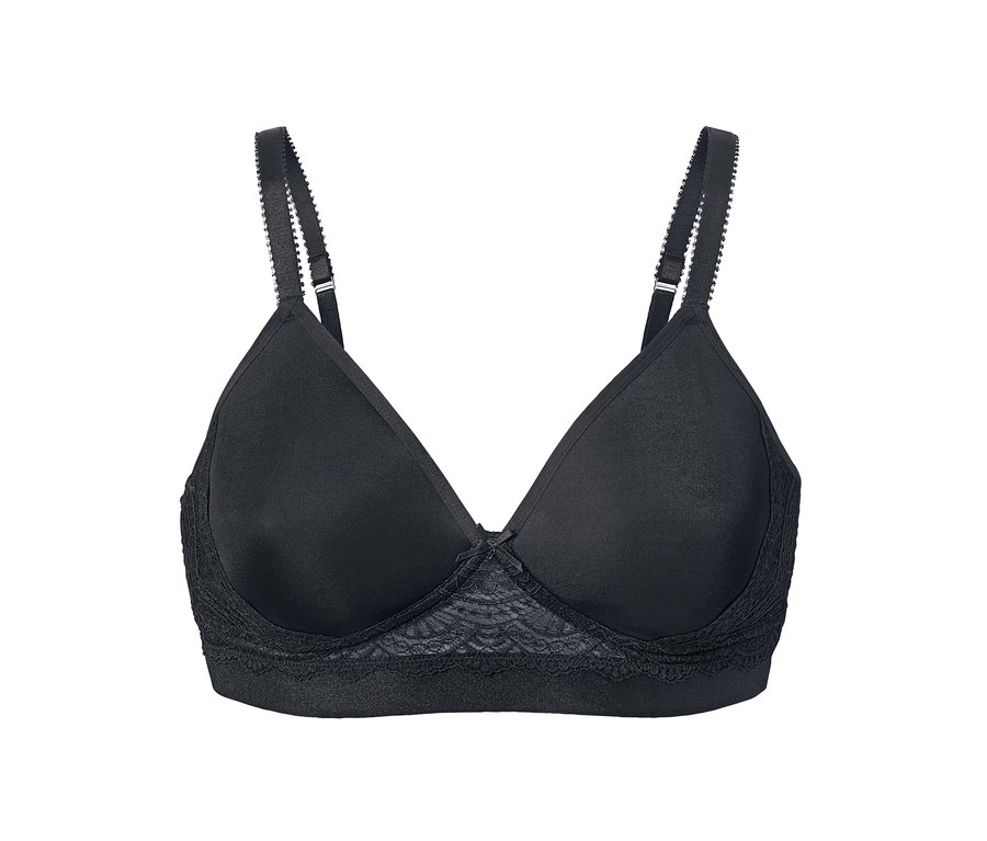 Soutien-gorge souple Spacer noir.