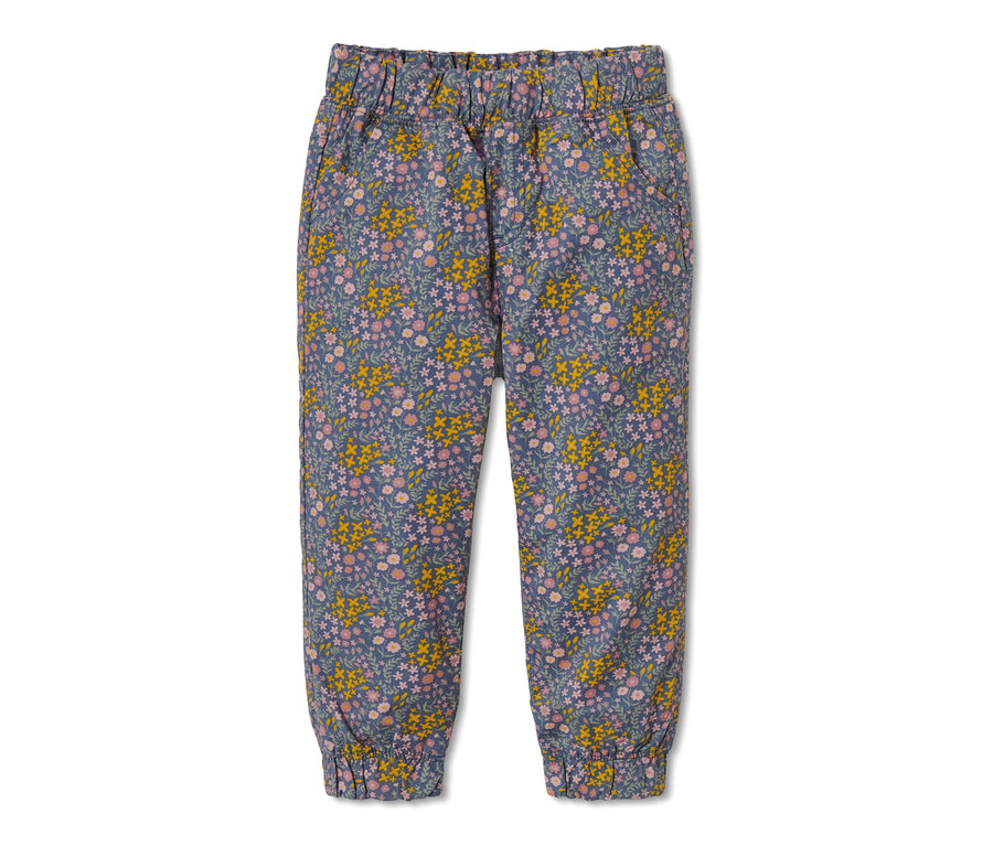 Pantalon à enfiler pour enfant – Fit «
Alla
A» avec motif floral.