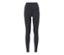 Legging de sport noir, réfléchissant couleur arc-en-ciel, avec un imprimé réfléchissant arc-en-ciel.