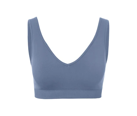 Brassière de sport Seamless bleue.