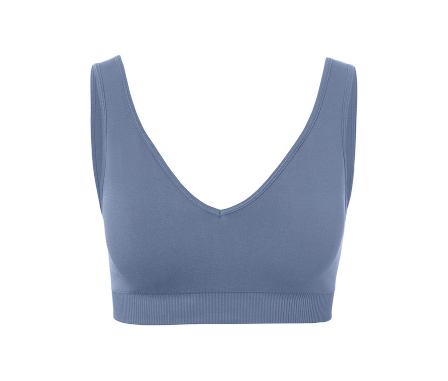 Brassière de sport Seamless bleue.