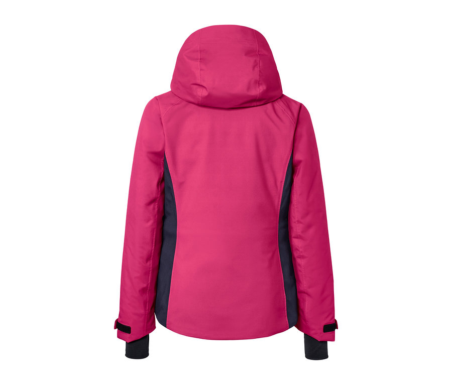Vue arrière d'une veste de ski.