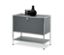 Buffet bas « CN3 » avec 1 abattant, gris - Gris mat