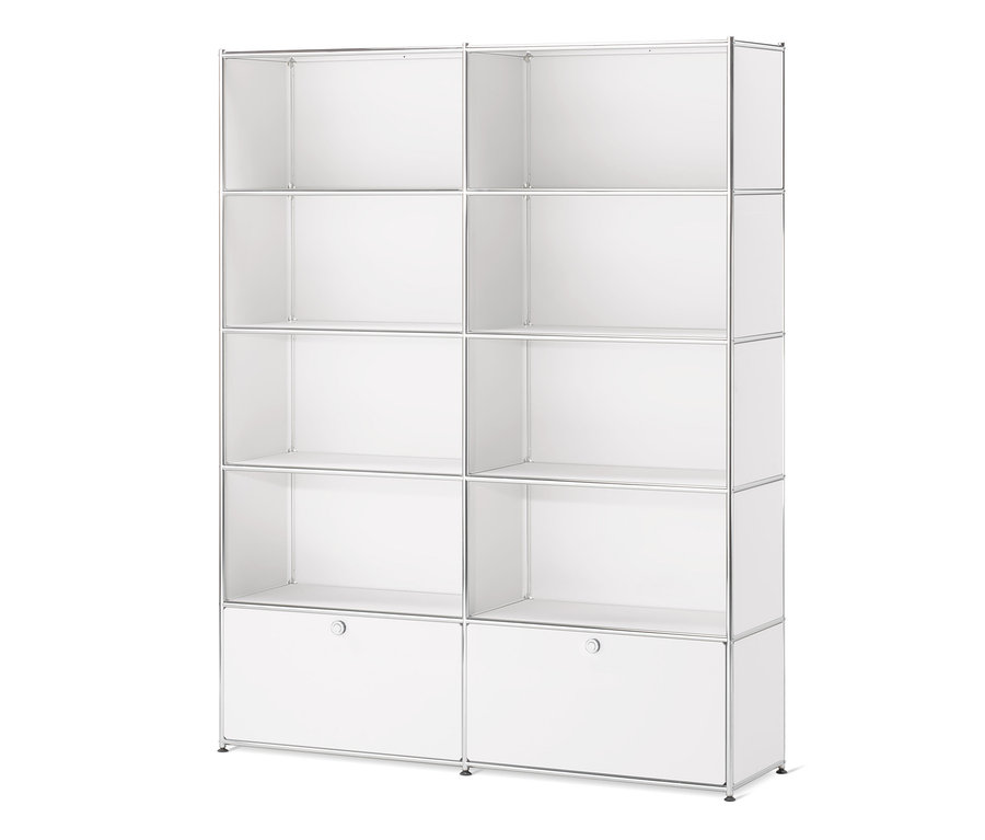 Étagère « CN3 » blanche à 2 abattants.