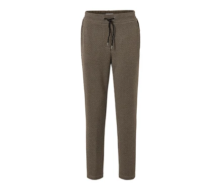 Pantalon de jogging avec jacquard pied-de-poule.