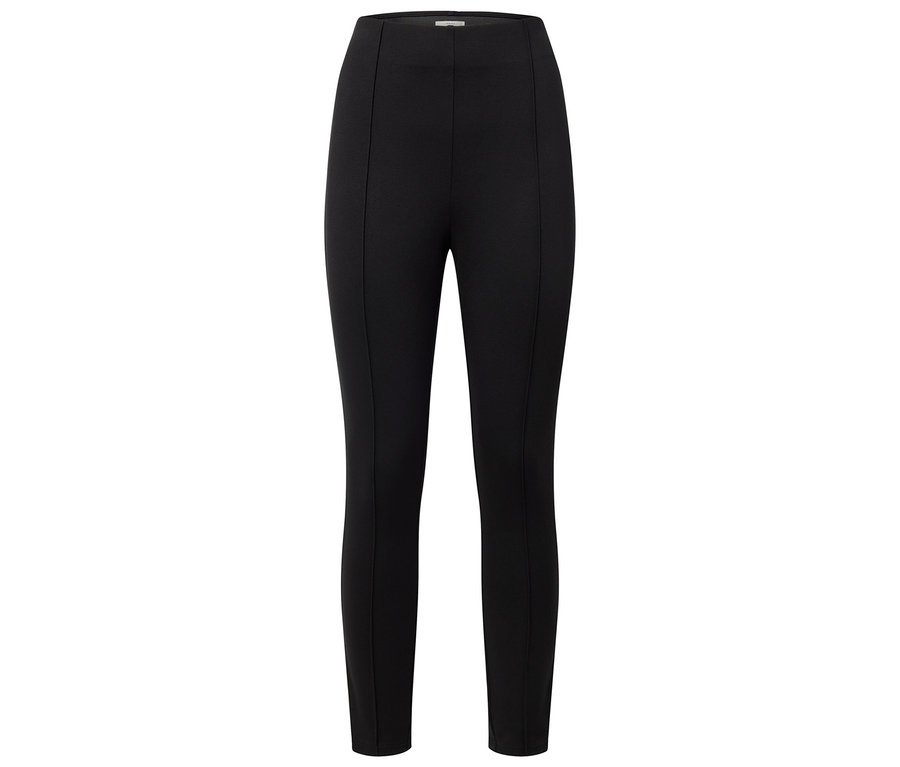 Leggings noirs sur fond blanc.