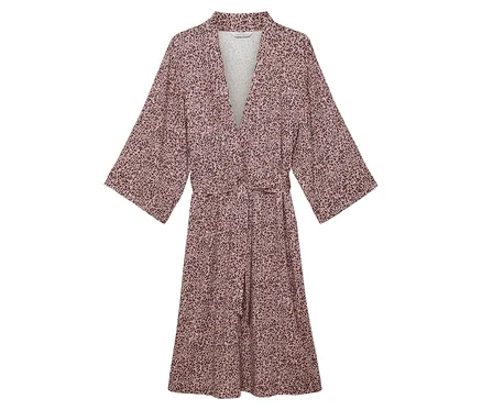 Robe intégrale à imprimé animalier avec lien à la taille.