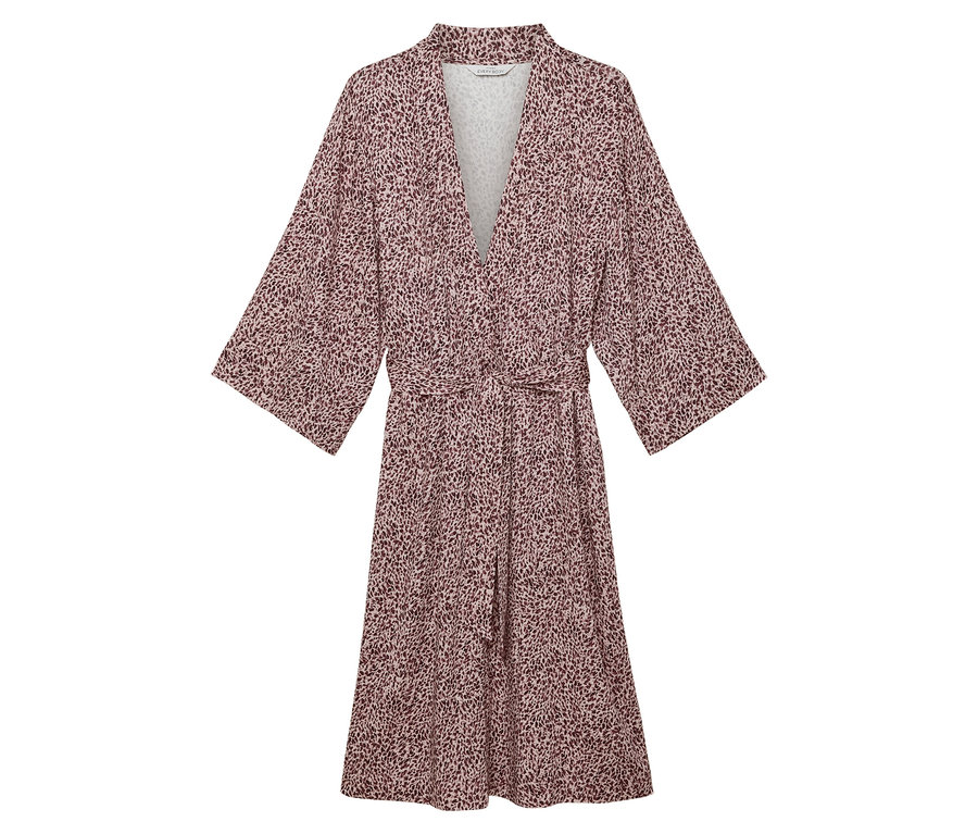 Robe intégrale à imprimé animalier avec lien à la taille.