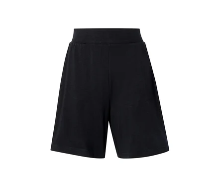 Short en jersey noir.