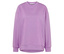 Sweat-shirt violet à manches longues.
