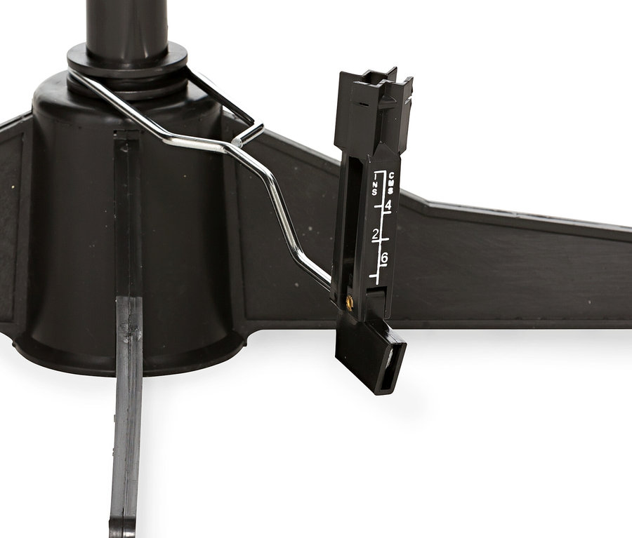Gros plan de la base noire du buste de tailleur multi-tailles Prym »Prymadonna«.
