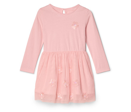 Robe en jersey pour enfant avec paillettes