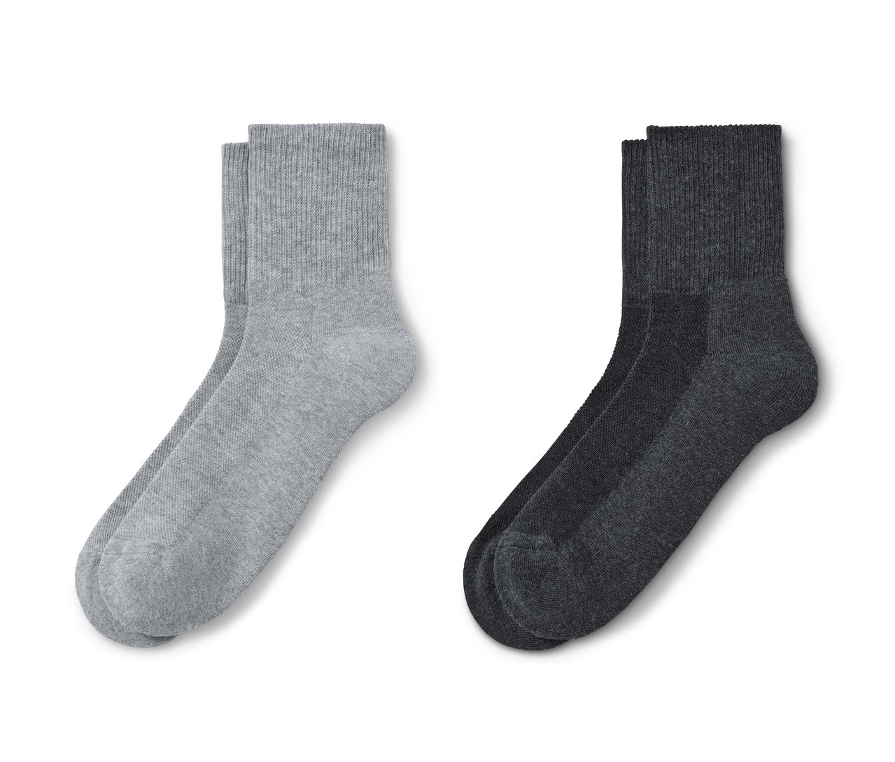 Deux paires de chaussettes fonctionnelles unisexes.