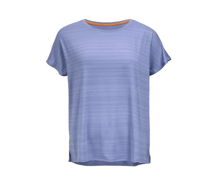 T-shirt de sport violet chiné.