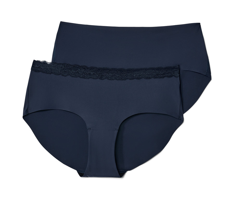 Deux culottes Magic Cut bleues.