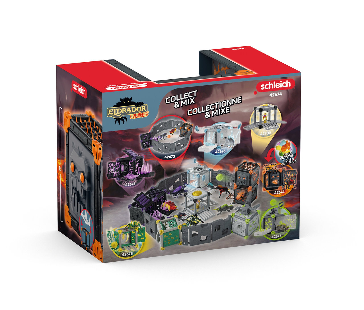 Emballage de l'hyène de lave BattleCave Eldrador de Schleich.