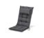 Chaise longue à dossier haut premium, anthracite.