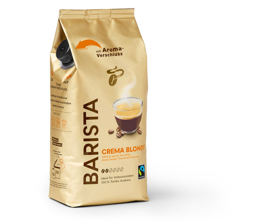 Paquet de café BARISTA Crema Blonde.