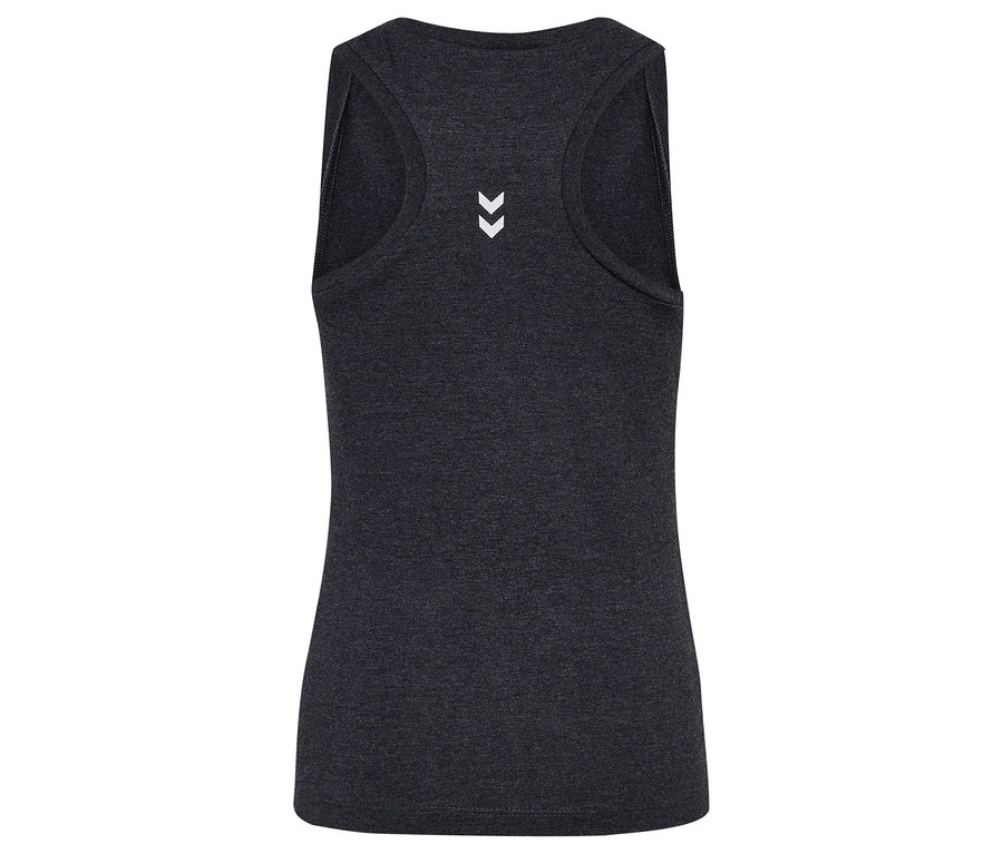 Top HUMMEL HMLJR gris foncé vu de dos.