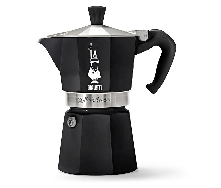 Bialetti Moka Express, 190 ml, noir