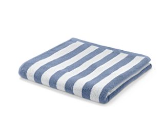 Bleu et blanc à rayures