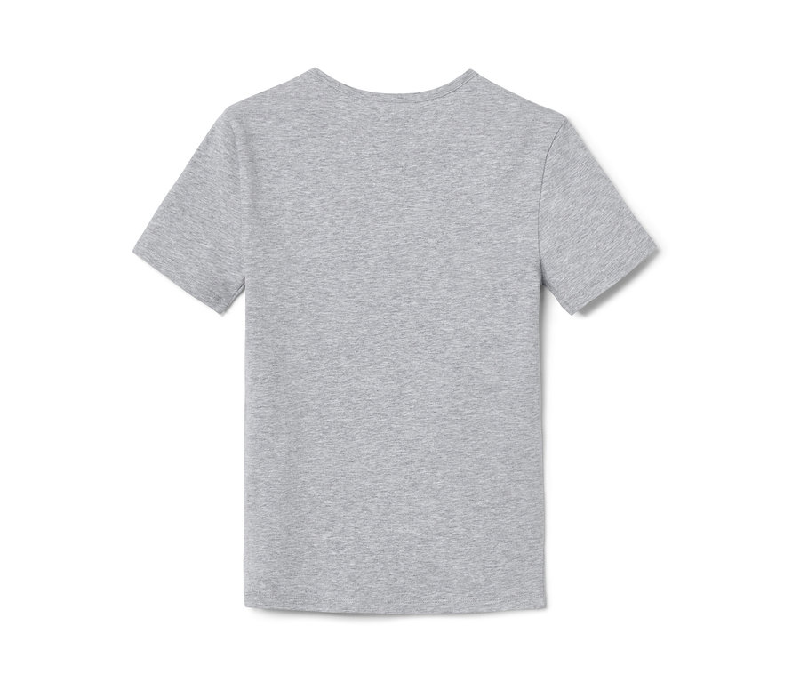 Un t-shirt gris pour enfant du lot de 3 T-shirts pour enfant.