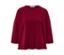 Sweat-shirt manches 3/4, rouge bordeaux - Bordeaux