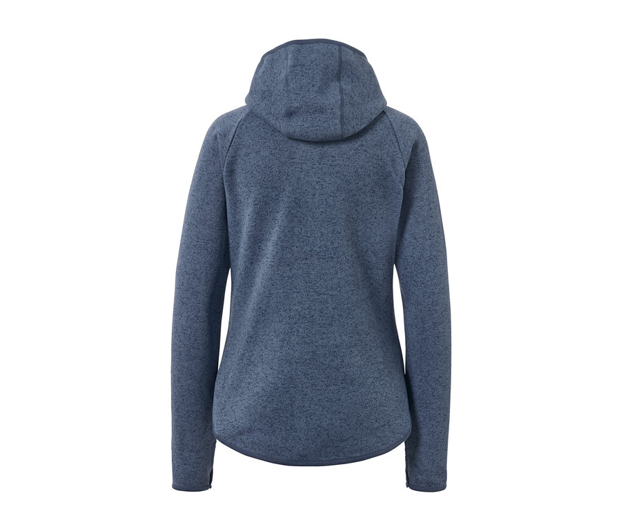 Vue arrière d'une veste en maille polaire.