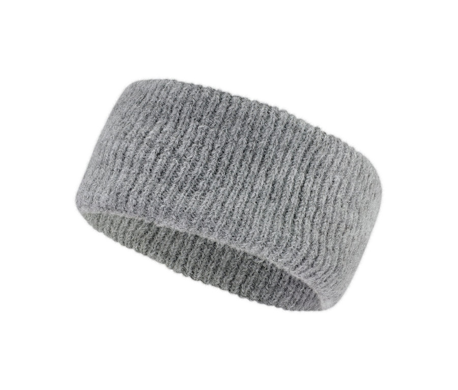 Bandeau en maille gris.