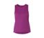 Débardeur de sport violet.