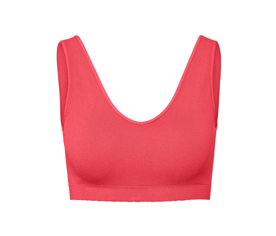 Brassière seamless rouge.
